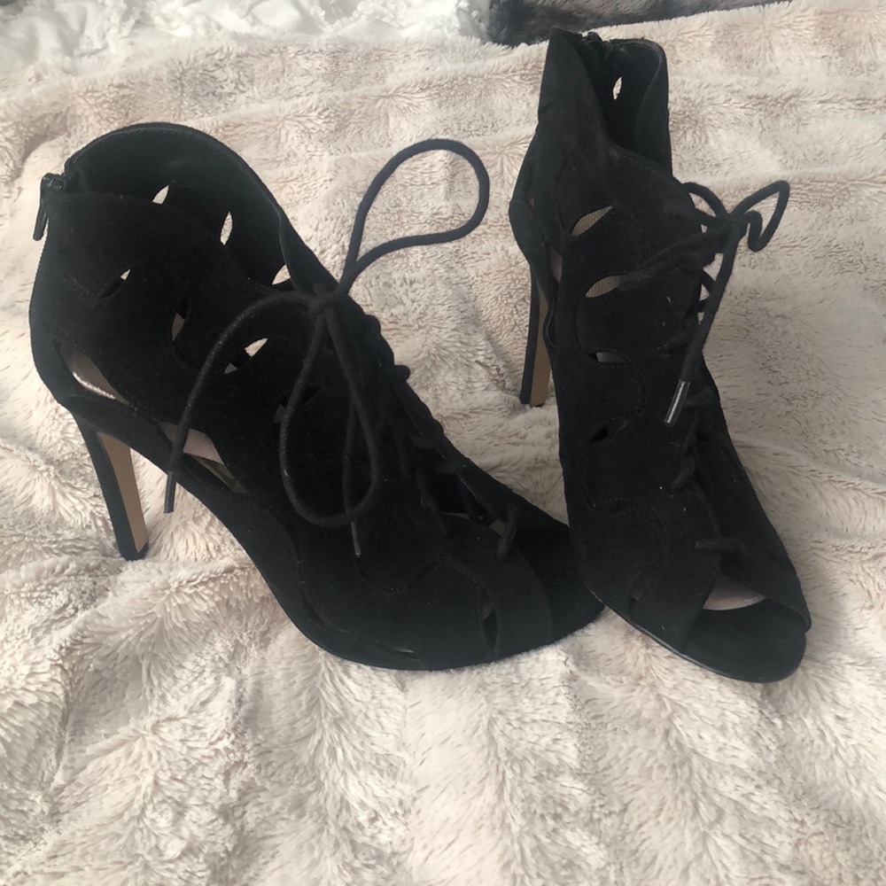 Black high heels